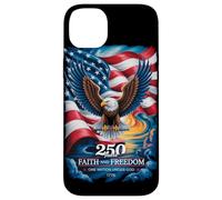 250 Years One Nation Under God - Eagle 1776 American Coque pour iPhone 14 Plus