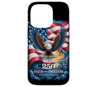 250 Years One Nation Under God - Eagle 1776 American Coque pour iPhone 14 Pro