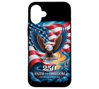 250 Years One Nation Under God - Eagle 1776 American Coque pour iPhone 16 Plus