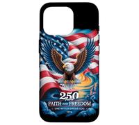250 Years One Nation Under God - Eagle 1776 American Coque pour iPhone 16 Pro