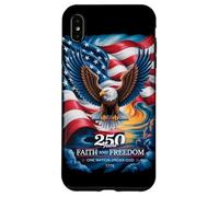250 Years One Nation Under God - Eagle 1776 American Coque pour iPhone XS Max