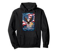 250 Years One Nation Under God - Eagle 1776 American Sweat à Capuche