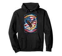 250 Years One Nation Under God - Eagle 1776 Faith American Sweat à Capuche