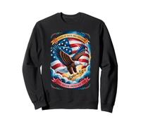 250 Years One Nation Under God - Eagle 1776 Faith American Sweatshirt