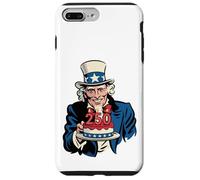 250 Years Uncle Sam Cake 250th Birthday Coque pour iPhone 7 Plus/8 Plus