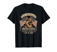 250 Years USA Anniversary German Shepherd Dog T-Shirt