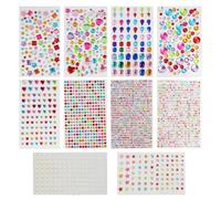2500 Grain Strass Autocollant, Strass Visage,Paillettes Visage Festival, Ongles, Décoration, Loisirs Créatifs, Ongles DIY Décoration, Diamant Bricolage, Gommettes Visage Maquillage