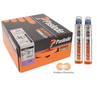 2500 pièces clous à bande Paslode 3,1 x 80 mm RS GALV + + 2 x gaz pour IM90Xi...