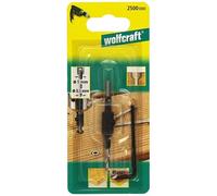 wolfcraft 2500000 1 Foret D'amorçage Ø 3,5-9,5 mm - Fraise Angle 45° Argent