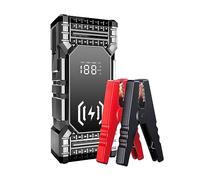 2500A Multi-Fonction Jump Starter 24000mAh 12V Dispositif De Démarrage Chargeur Voiture Booster Batterie Essence Diesel Power Bank Affichage NuméRique