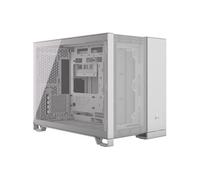 2500D AIRFLOW - Mid tower - micro ATX - panneau latéral fenêtré (verre trempé) - pas d'alimentation (ATX) - blanc - USB/Audio