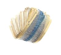 2500Pcs 1% 1/4W 0.25W Metal Film Resistor 50 Values Assortment Kit 1Ω~10MΩ Range NWPNLXEA