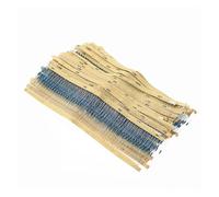 2500Pcs 1% 1/4W 0.25W Metal Film Resistor 50 Values Assortment Kit set 1Ω~10MΩ Range sample package AUOQKQUT