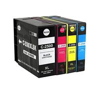 2500XL Cartouches d'encre pour Canon PGI-2500XL Compatible pour Canon Maxify MB5050 MB5150 MB5450 MB5350 iB4150 MB4050 MB5155 MB5455 iB4000 iB4100 iB4050 MB4050 MB5000 MB5100 MB5300 MB5400