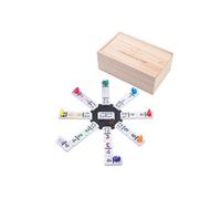 Engelhart Jeu de dominos Train mexicain Nombres Double 12