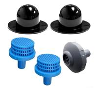 25022E Kit d'entrée et de sortie de jet de piscine compatible avec les piscines hors sol, y compris les grilles de filtration, la buse et les raccords de tuyau