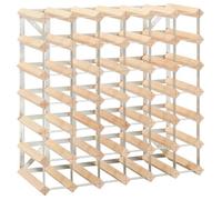 250457& Porte-Bouteille/ Casier à bouteilles - 42 bouteilles Pinède solide