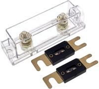 250a Porte-Fusible Anl 250a Anl Fusible Lame D'or Voiture Automobile L'audio Puissance Sécurité Protéger Plaqué Pour Calibre 0 2 4[Auto5131159]