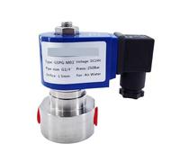 250bar 300bar 36MPa 2 way water high pressure solenoid valve 1/8" 1/4" 220V 24V Orifice 1mm N.C GSPG SS304 large flow valve(1/4",ORIFICE 1.2MM_DC24V)
