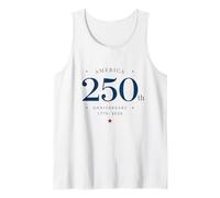 250e 4 Juillet Jour de l'indépendance 1776 2026 Américain Débardeur
