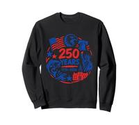 250e Anniversaire 1776-2026 4 Juillet - Pêche au Bar Sweatshirt