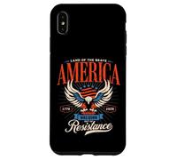 250e Anniversaire America Born Out of Resistance Coque pour iPhone XS Max