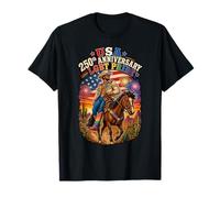 250e Anniversaire de la LGBT American Pride Cowboy USA T-Shirt