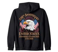 250e Anniversaire de l'Indépendance des États-Unis 1776-2026 Sweat à Capuche
