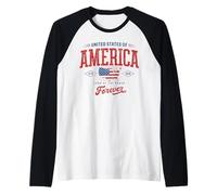250e Anniversaire USA Forever Manche Raglan