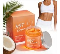 250g Crème Chauffante à Effet Chaud Intense - Crème Anti-Cellulite Naturelle pour Ventre, Cuisses, Fesses et Bras - Crème Raffermissante Hydratante pour Peau Plus Ferme et Lissée