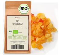 250g cubes d'écorce d'orange BIO pour la cuisson - écorce d'orange BIO sans arôme ajouté - écorce d'orange confite dans un emballage biodégradable