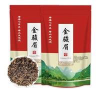 250g De Thé Noir Vert Biologique Jin Jun Mei De Chine Thé Rouge Frit à La Main Offrant Un Goût Doux Et Corsé Sans Additifs Mûr Ce Noir Aromatisé En Feuilles Est Un Excellent Choix