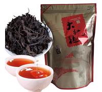 250g De Thé Oolong Big Red Robe Biologique En Feuilles Frit à La Main Thé Noir Corsé Avec Une Soupe De Rouge Vif Vert Biologique Sans Additifs Mûr Aromatisé En Vrac De Chine