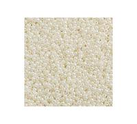 250g Preciosa ROCAILLE - Ivoire / Perle, 10/0 env. 2.3 mm (PRECIOSA seed beads - ivory / pearl)