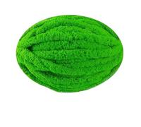 250g Thick Ice Strip Yarn Blanket - Hand-Knitted Chenille Cushion for Pets, DIY Thread for Scarves and Hats, Soft Extra Thick Wool Ball(A Green)