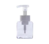 250ml/450ml Plastic Foaming Soap Dispenser Refillable Pump Bottle pour Salle de Bain(Clear 250ml)