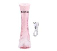 250ml Cool Mist Humidifier, Quiet Mini Humidifiers Portable for Bedroom Office Car Indoor Office Small Living Areas (Pink)