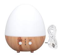 250ml Essential Oil Diffuser, Wooden Aromatherapy Humidifier with Night Light, Auto Shut Off and 35dB Quiet USB Powered Diffuser for Bedroom Office Living Room