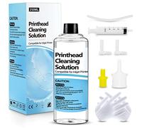 250ml Kit de Nettoyage des têtes d'Impression d'encre, Nettoyeur de buse | Solution Nettoyant d'imprimante, Compatible avec Epson HP Canon Brother Inkjet Imprimante