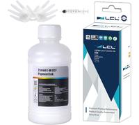 250Ml Recharge D'Encre Dtf Premium Pour Imprimantes Epson Impression De Film De Transfert Thermique Compatible Pour Epson L800L1800 L805 R1390 4720 I3200 Xp600 Dx7 Dx5 5113 1430 (250Mlx1,Blanc)