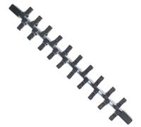 250mm Rail à emboîter Bornier à emboîter double face 20 clips 1/4" Noix
