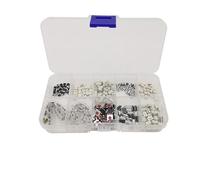 250Pcs Tactile Push Button Switch 10 Types SMT SMD Car Remote Control Switch Assortment Kit Microswitch 3x4mm 3x6mm 4x4mm 6x6mm Control switch