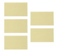 250Sheets Colored Note Papier Large Cartes D'étude Cartes De Notes 3x5inch Notcards Bureau Règne Des Écoles Bureau