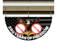 250th Garden Flag - Patriotic Fan Flag Vibrant | Outdoor Banner Weather-Resistant | Veterans Outdoor Yard Patio Porch Historical Sites 4th July Independence Day Celebrations Parades