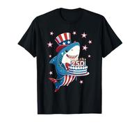 250th Years Shark 1776-2026 4th of July Party T-Shirt