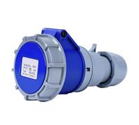 250V 16A 2P+E Adaptateur Industriel, Adaptateur de Prise CEE À 3 Broches Ip67 Étanche Et Résistant À La Flamme Connecteur de Couplage À Douille pour L'Ingénierie (Prise)