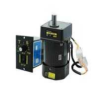 250W 110V 220V 50 60Hz AC Single Phase 1350RPM to 5 Speed Adjustable Micro Asynchronous Gear Motor WIth Speed Governor(220V,0-93RPM)