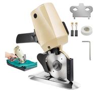 250W Coupe-tissu Rotatif Électrique, Coupe-tissu Rotatif Pour Machine À Tissu, Lame Rotative 100mm - Machine À Découper Le Tissu, Avec Affûteur Automatique, Pour Vêtements Multicouches