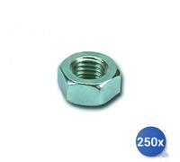 250X Écrou Hexagonal Galvanisé DIN 934 E-100 Mm 12