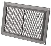 250x170mm Gris Grille de Ventilation en Plastique - Grill D'aération
